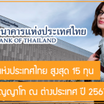 ทุนธนาคารแห่งประเทศไทย เรียนต่อปริญญาโท ณ ต่างประเทศ ปี 2567 สูงสุด 15 ทุน